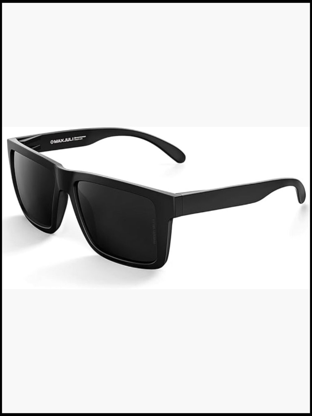 TR90 Ultralight Sunglasses for Big Wide Heads Men UV400 Protection